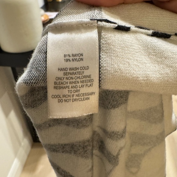 Zebra Print Women's Top with Floral Design - Picture 5 of 6